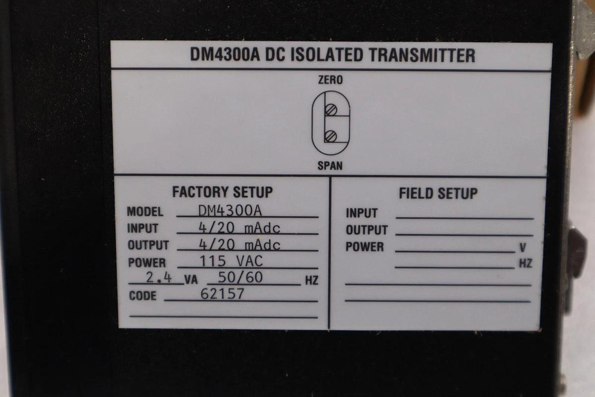 Used New In Box Wilkerson Instrument DM4300A DC Isolated Transmitter STOCK H714A