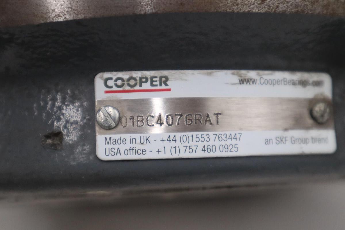 Used NEW NO BOX SKF COOPER SPLIT ROLLER BEARING 01BC407GRAT STOCK H741