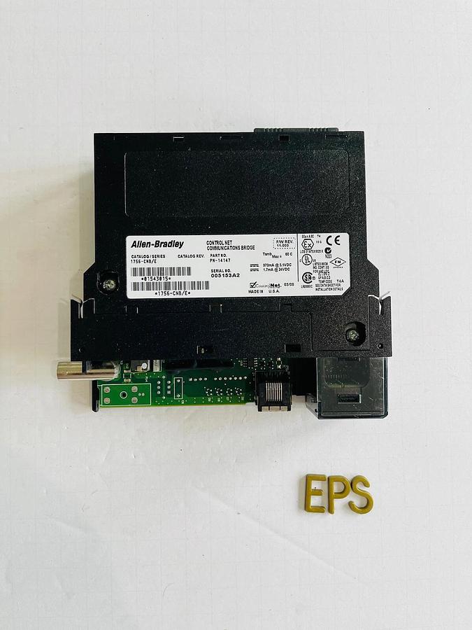 Used ALLEN BRADLEY PLC 1756-CNB SERIES E FW REV 11.003 #K-1394