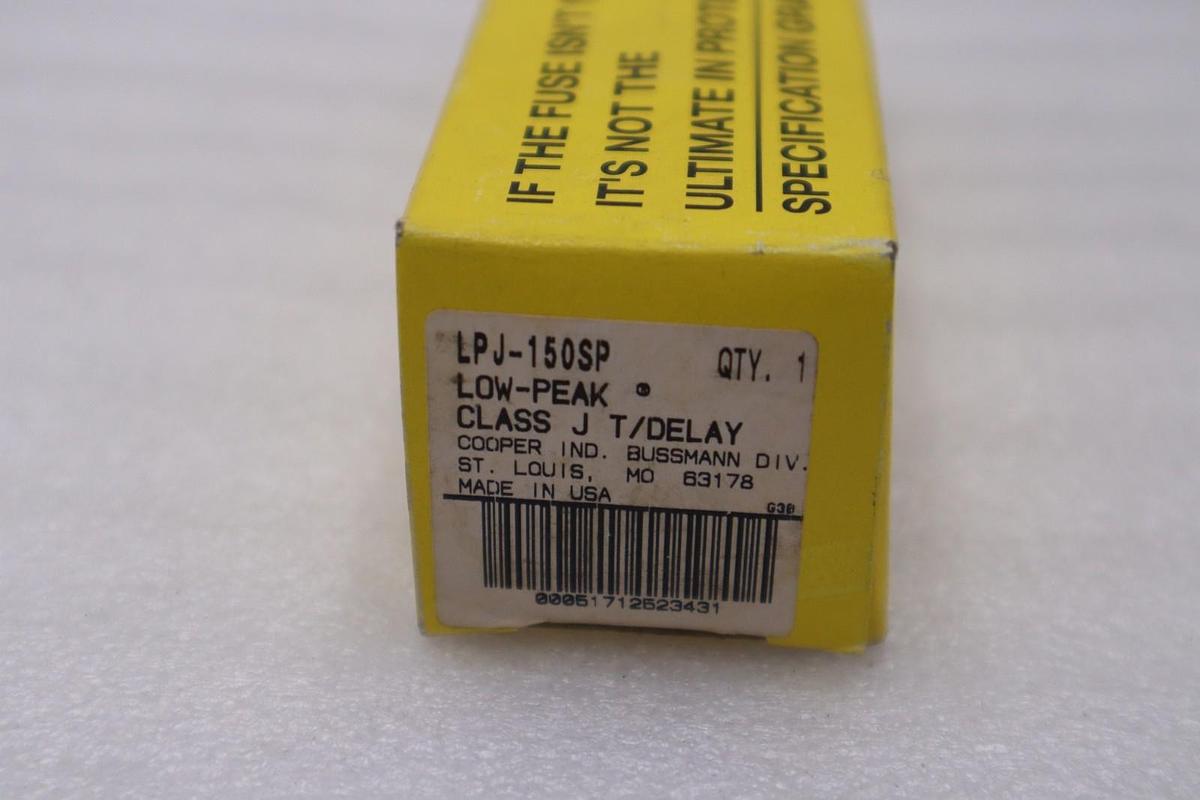 Bussmann LPJ-150SP Buss Low-Peak Dual Element Time Delay Fuse - STOCK 5849A