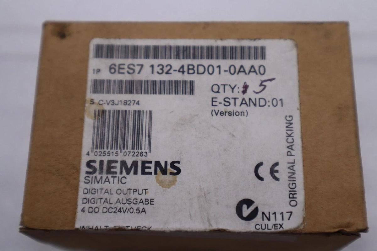 LOT OF 5 - NEW Siemens 6ES7 131-4BD01-0AA0 Digital Input Module STOCK L-395-C