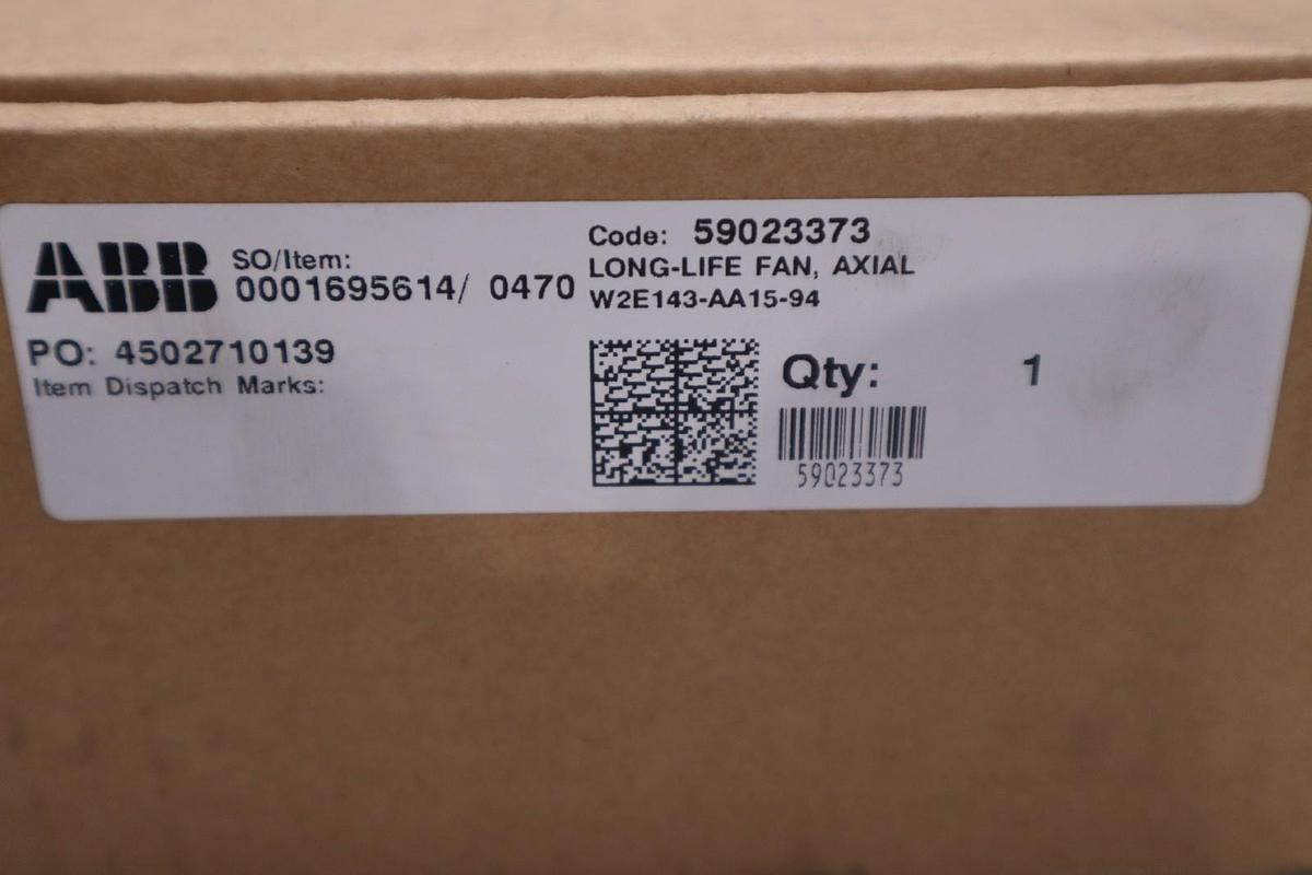 EBMPAPST W2E143-AA15-94 115V 50/60Hz 24/26W LONG LIFE FAN AXIAL - STOCK SGF214