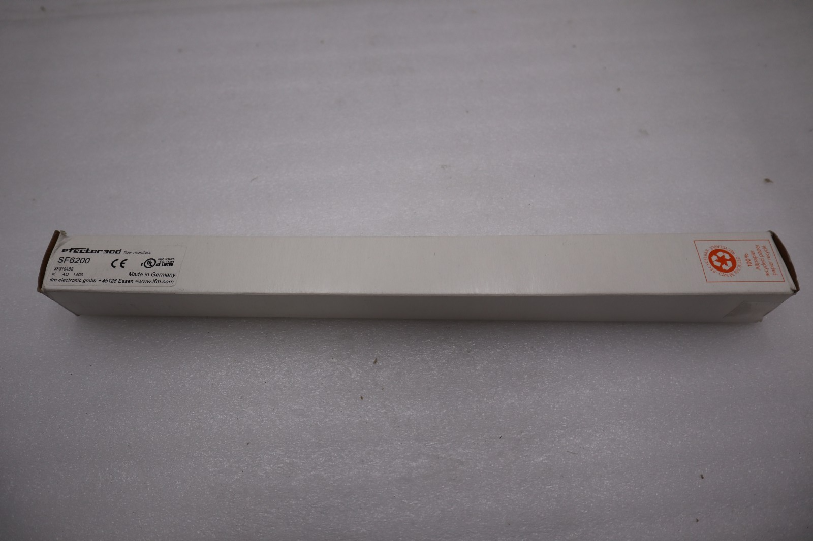 IFM EFECTOR SF6200 SFG10ABB FLOW SENSOR D10 PROCESS CONNECTION STOCK H1279A
