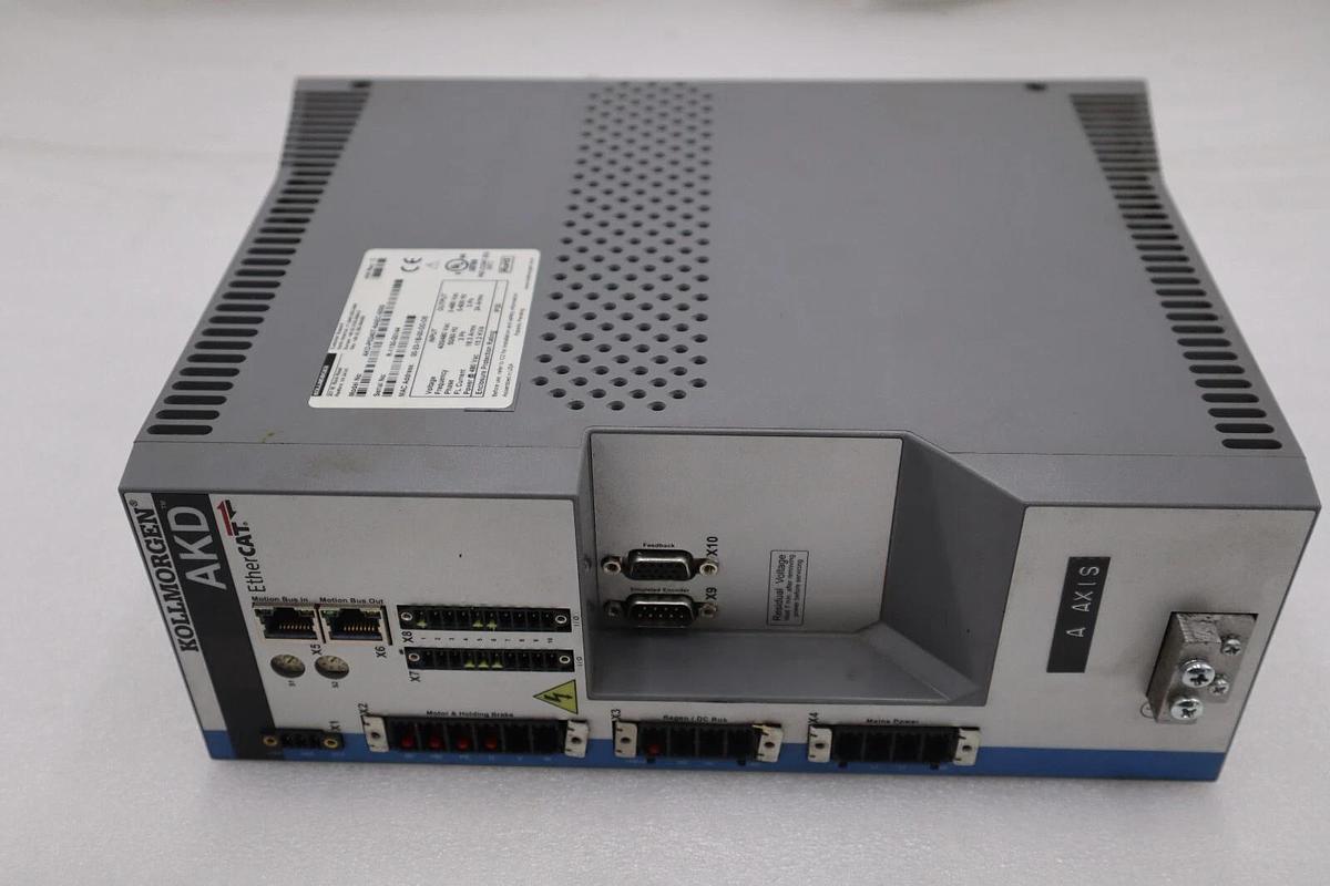 Used KOLLMORGEN AKD-P02407-NAEC-0000 AC Servo Drive Rev C STOCK 512-B