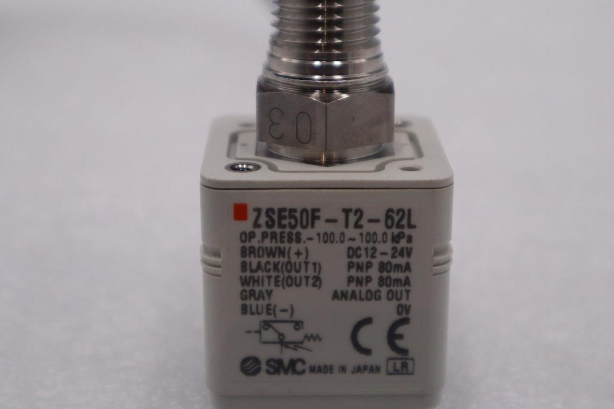 Used SMC ZSE50F-T2-62L SMC sensor-100~100kpa STOCK L-517-C