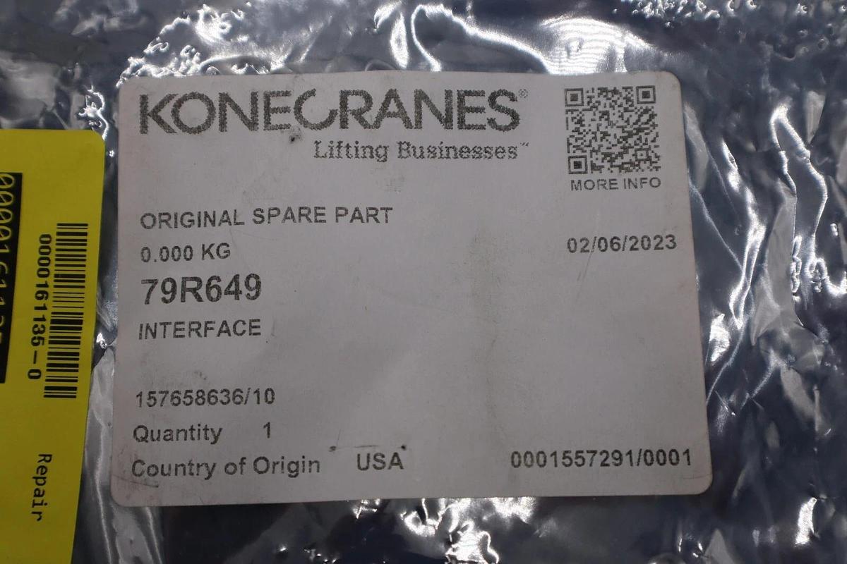 P&H MINING KONE CRANES 79R649 ORIGINAL SPARE PART NEW INTERFACE BOARD STOCK G668