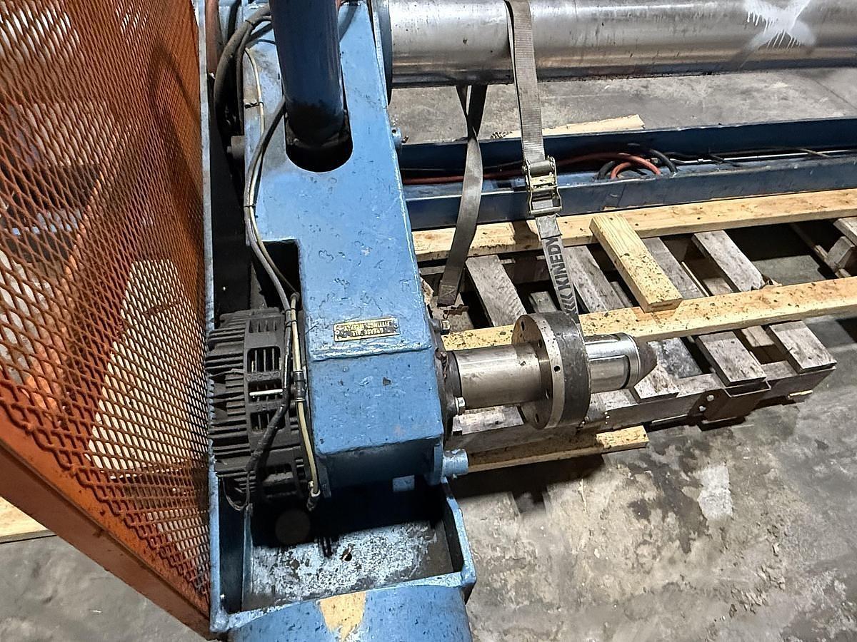Used 72" WIDE MARTIN UNWIND STAND 60" ROLL DIAMETER CAPACITY