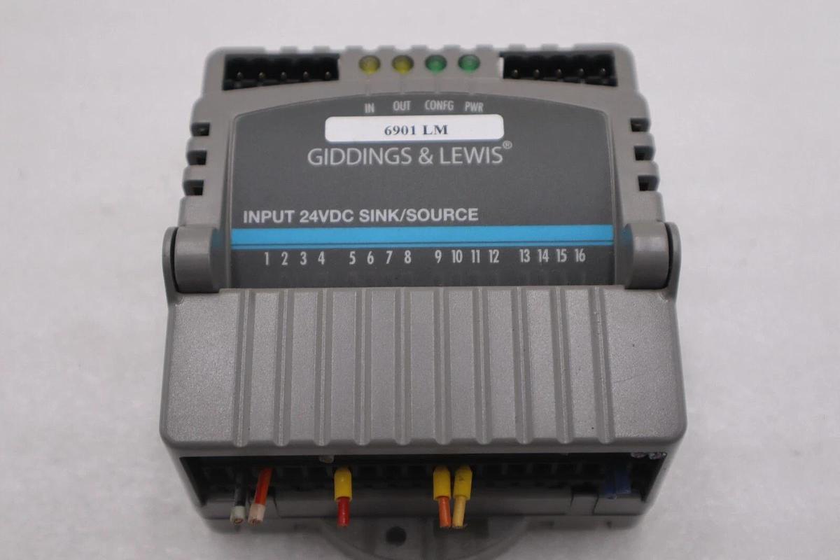 Used GIDDINGS & LEWIS M.1300.7372 R1 Input Module 24VDC SINK/SOURCE STOCK 648-D