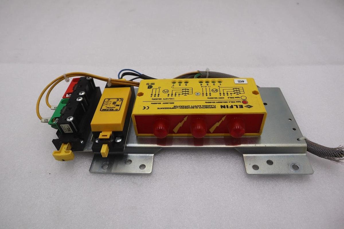 Used Elfin DSL-3 and Elfin 050-FC3C / 030FA Safety Relay Apparatus STOCK 4477