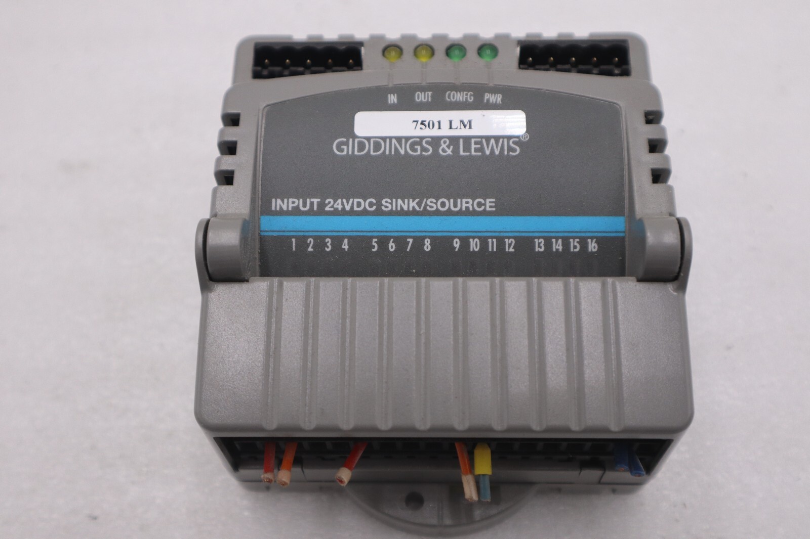 Used GIDDINGS & LEWIS M.1300.7372 R1 Input Module 24VDC SINK/SOURCE STOCK 644-D