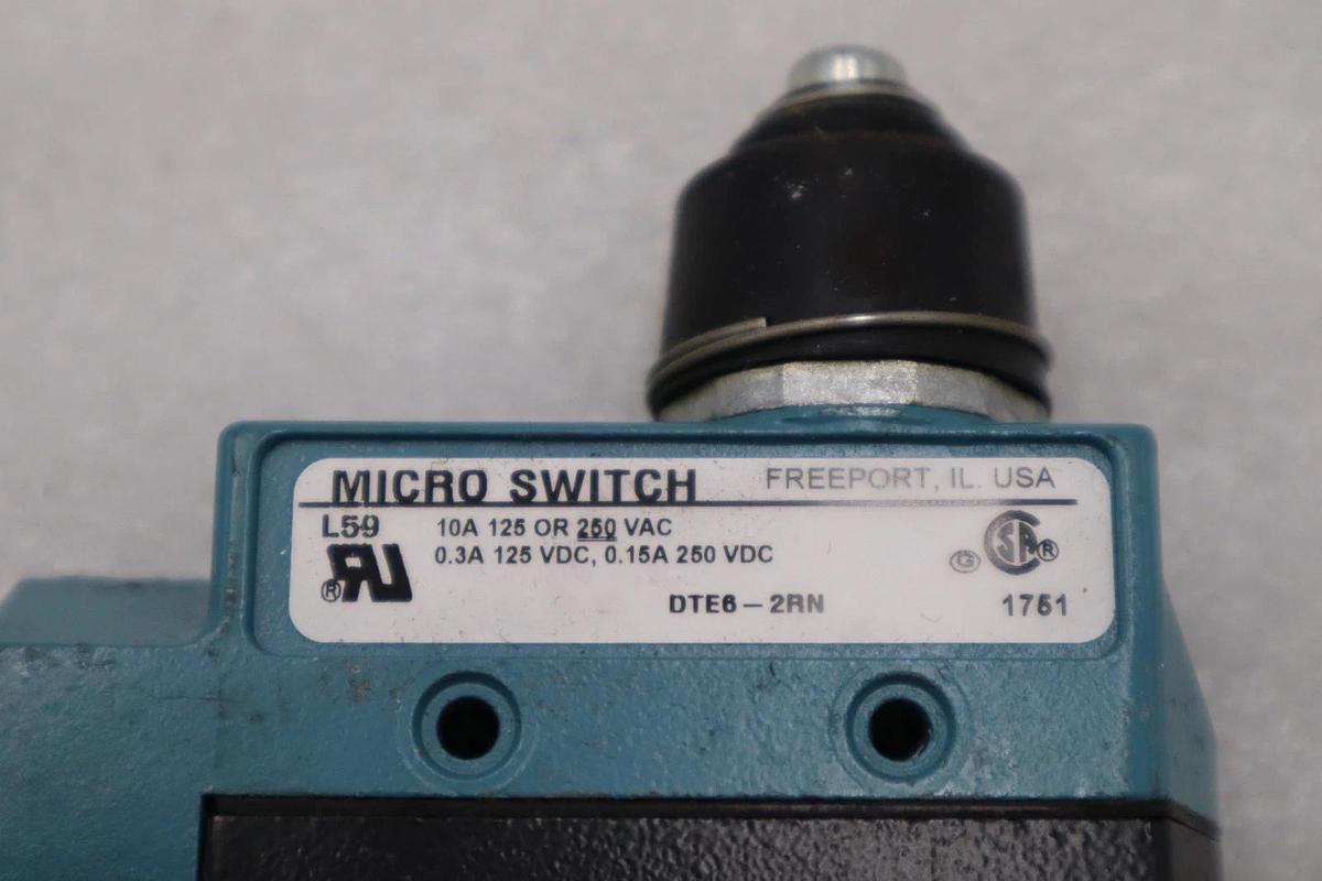 Used NEW HONEYWELL DTE6-2RN MICRO SWITCH STOCK H1138A 13227034734