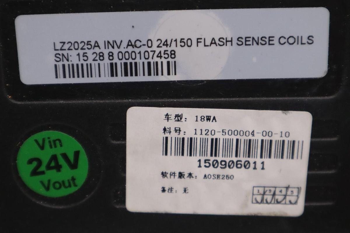 Used Zapi AC-0 Inverter LZ2025A INV AC-0 24/150 Flash Sense Coils - STOCK GF1388