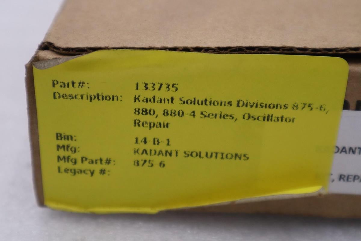 KADANT OSCILLATOR REPAIR KIT 875-6 - NEW IN BOX - STOCK 1706CC