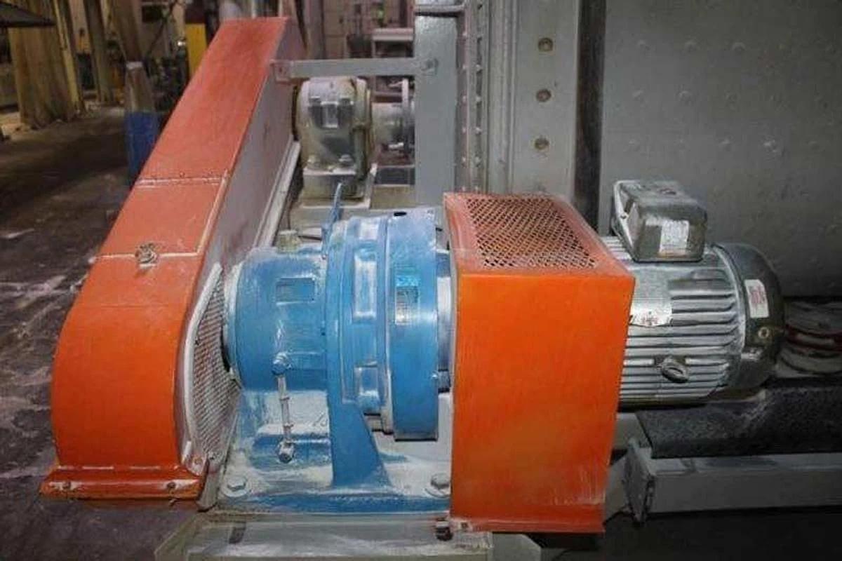 Used 87 CUBIC FOOT CAPACITY DAY MIXING DOUBLE RIBBON MIXER STAINLESS STEEL UNIT
