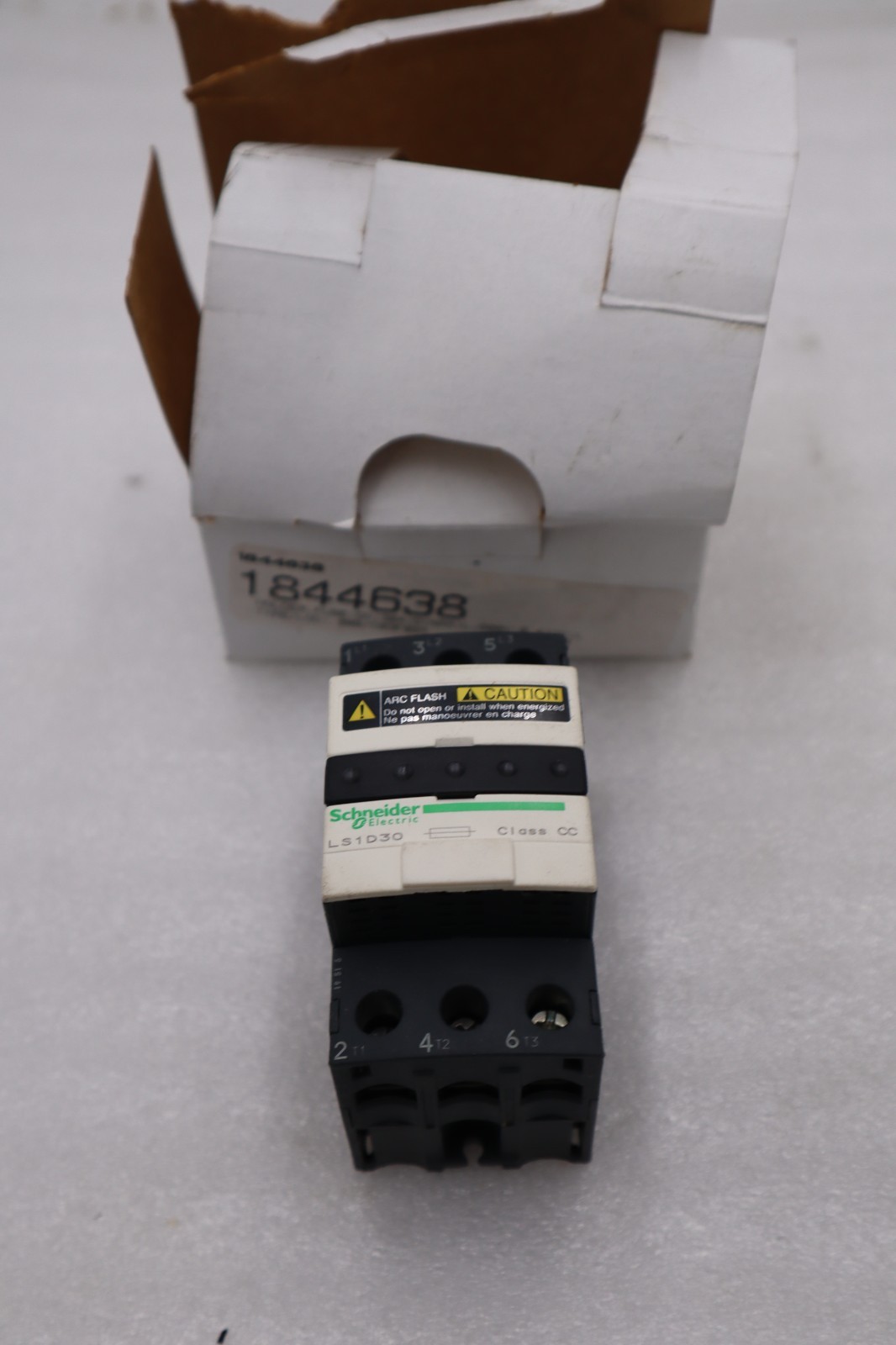 New Schneider Electric LS1D30 Fuse Holder TeSys-027308 Class CC 3P 30A #H1088A