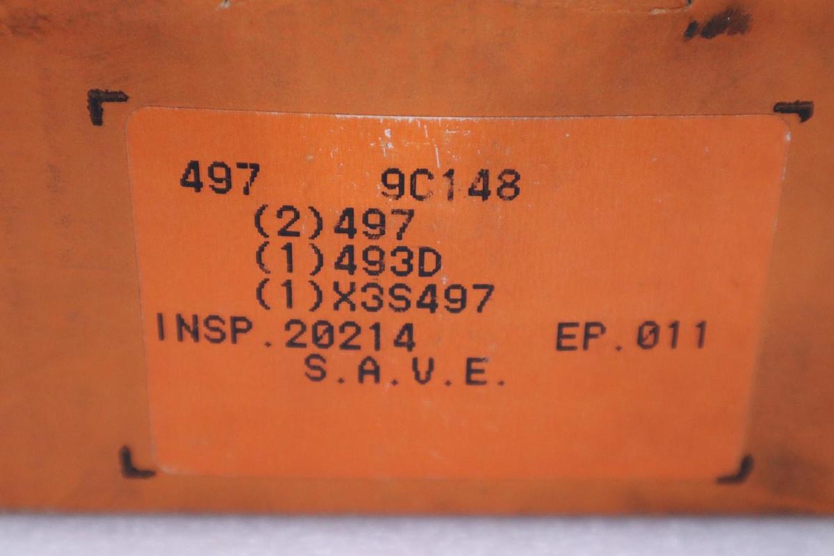 Timken 497 9C148 Tapered Roller Bearing Assembly - NEW IN BOX - STOCK 2921CC