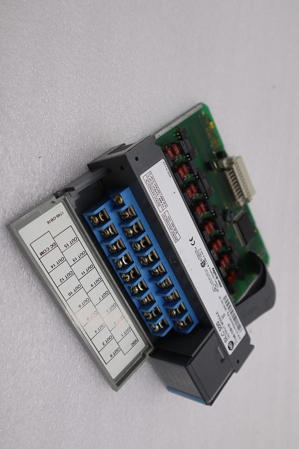 Used Allen Bradley 1746-OB16 Ser. D SLC 500 16-Point DC Output Module STOCK K-104-D