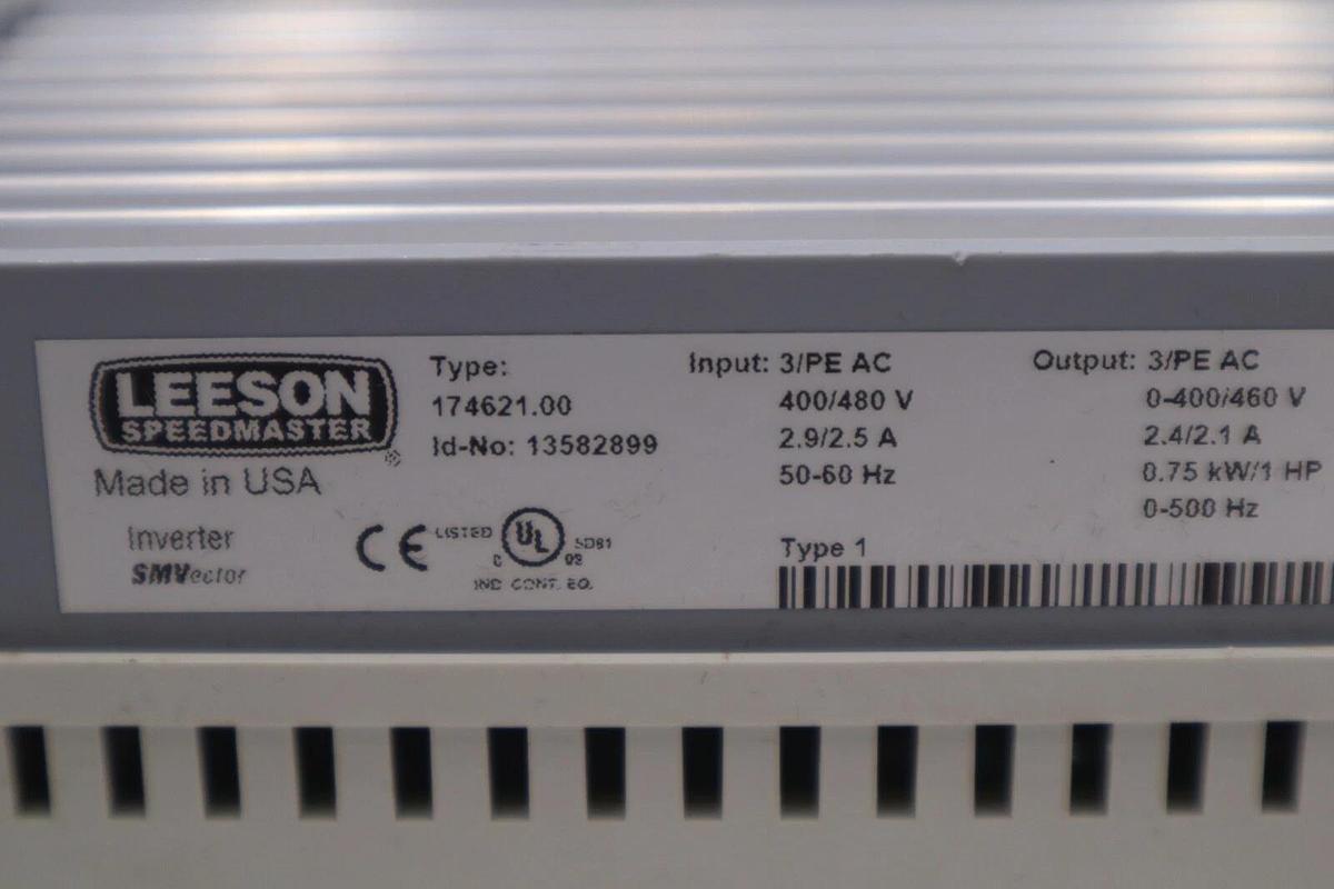 Used Leeson 174621.00 VFD Variable Frequency Drive 1 HP #K-3036