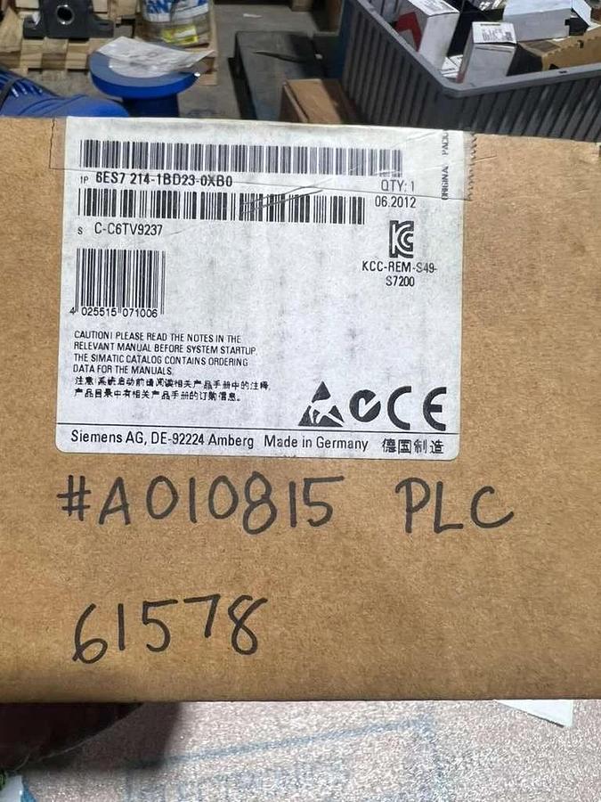 NEW OPEN BOX SIEMENS 6ES7 214-1BD23-0XB0 6ES7214-1BD230XB0 CPU Module STK L721CC