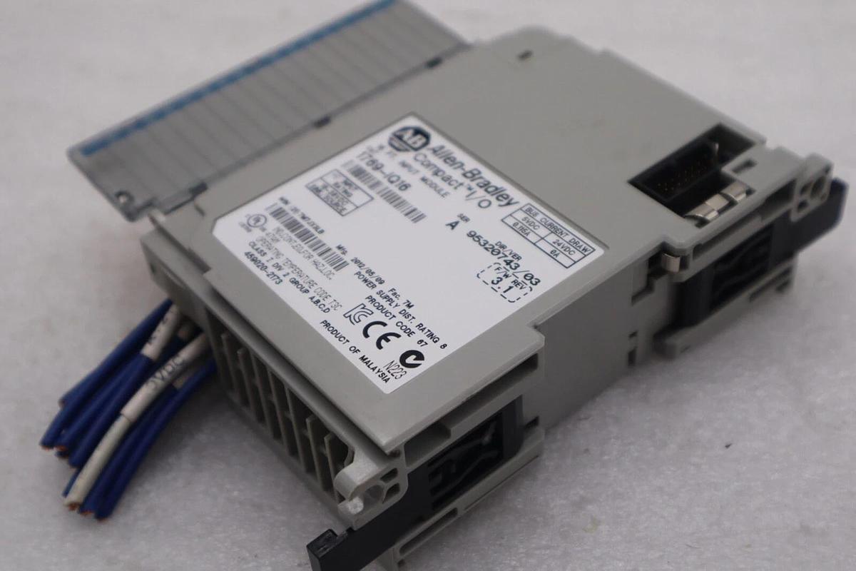 Used ALLEN-BRADLEY 1769-IQ16 SERIES A INPUT MODULE STOCK #B-1338