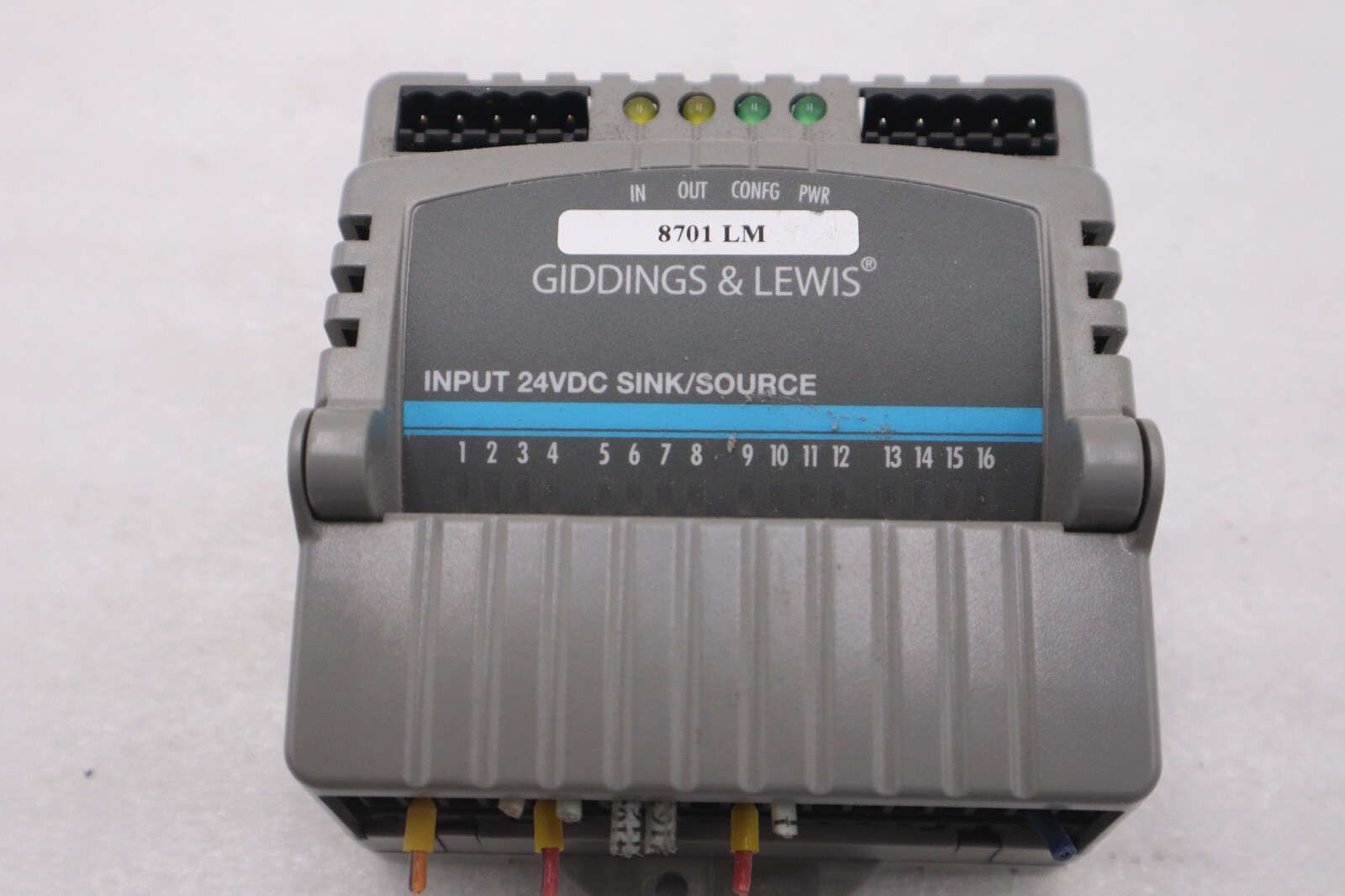 Used GIDDINGS & LEWIS M.1300.7372 R1 Input Module 24VDC SINK/SOURCE STOCK 650-D
