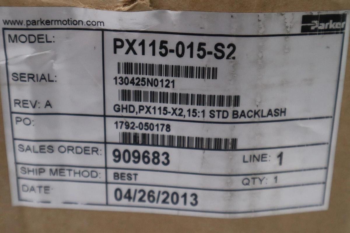 PARKER PX115-015-S2 / PX115015S2 NEW WITH BOX SERVO MOTOR STOCK M-188
