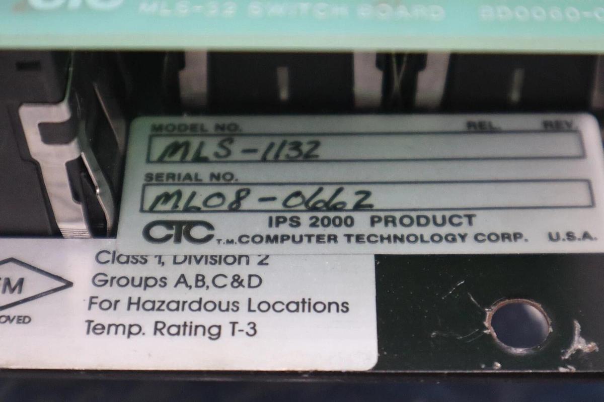 NEW CTC MLS-1132 LIGHTED PUSHBUTTON MODULE IPS 2000,MLS LOGIC BD0060-0101 #G249A