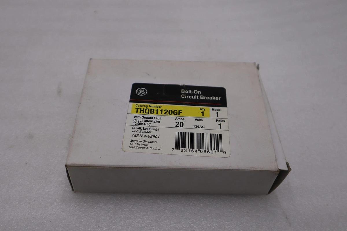 General Electric GE THQB1120GF Ground Fault Circuit Breaker STK GF132A