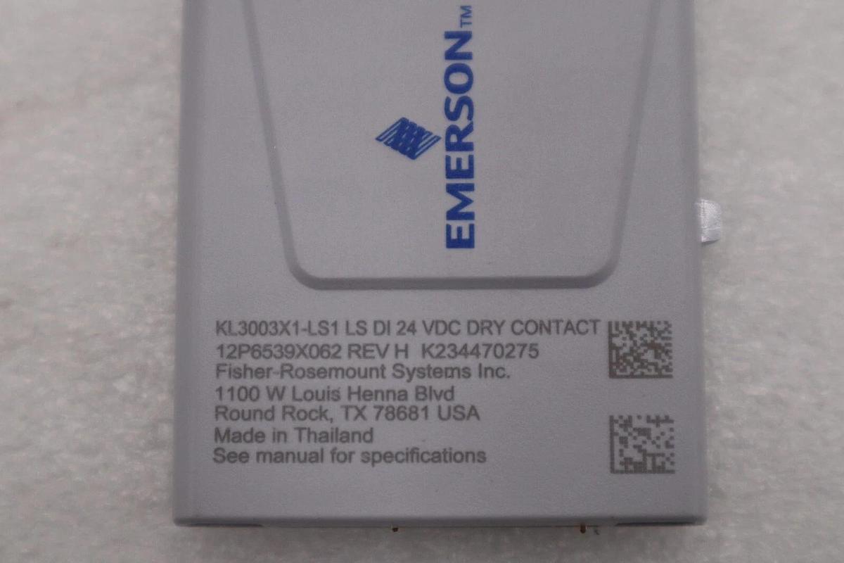 Used EMERSON DELTAV KL3003X1-LS1 LS DI 24 VDC DRY CONTACT 12P6539X062 STOCK K-166C