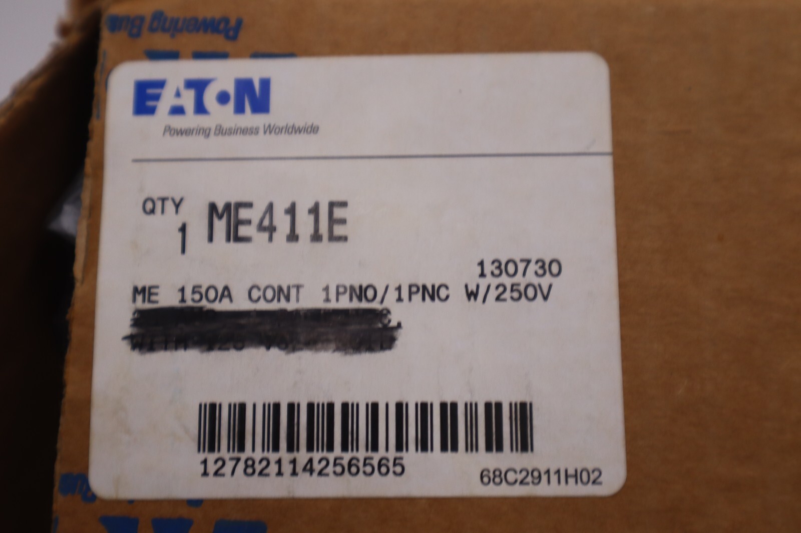 Used Eaton ME411E DC Definite Purpose Contactor; Size 4 NEW #G444