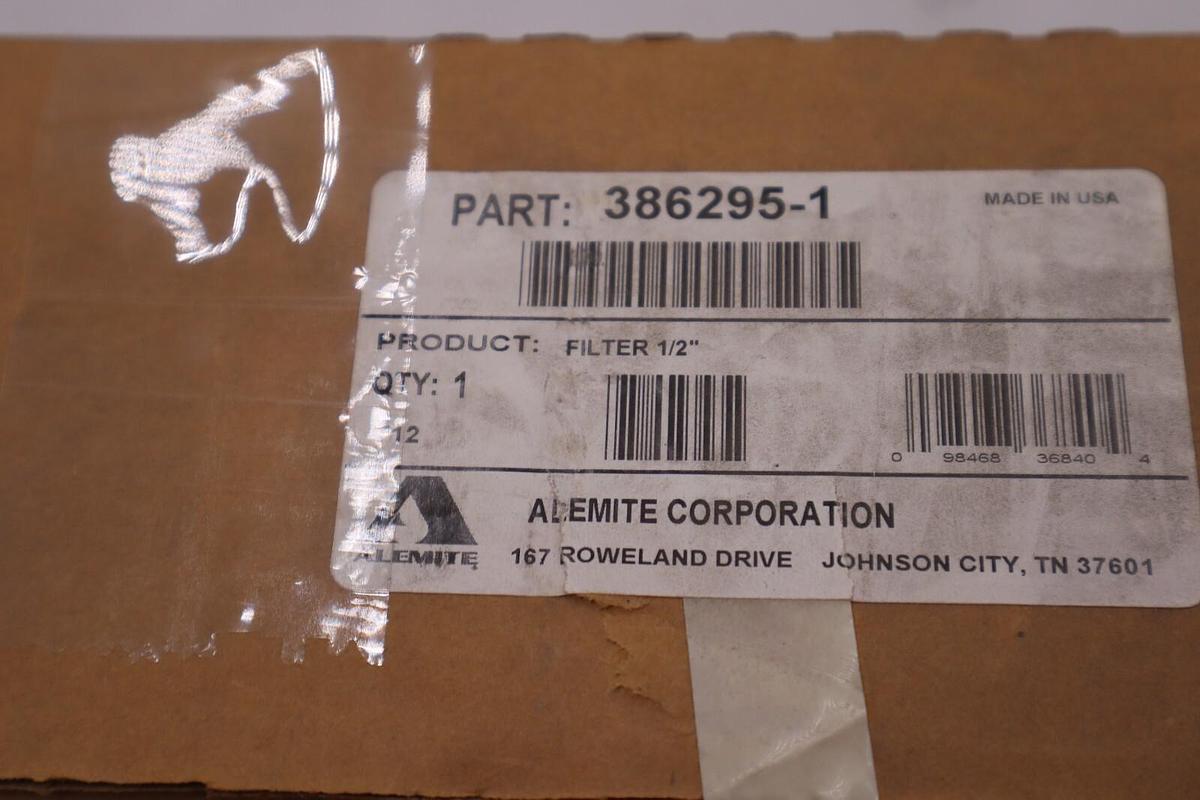 Used ALEMITE 386295-1 FILTER 1/2" STOCK #3071