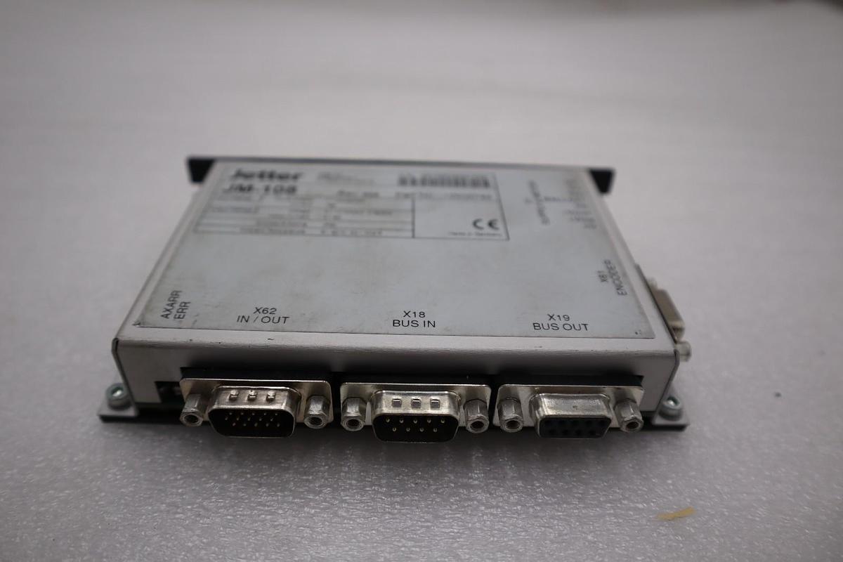Used JETTER JM-108 REV 02A PART NO 10000749 Servo Drive STOCK H1069A