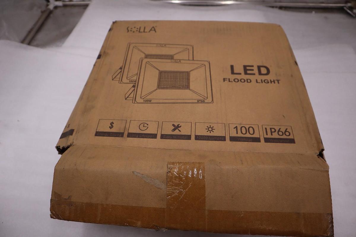 SOLLAR IP66 Waterproof 100W LED Flood Lights - STOCK 1929CC