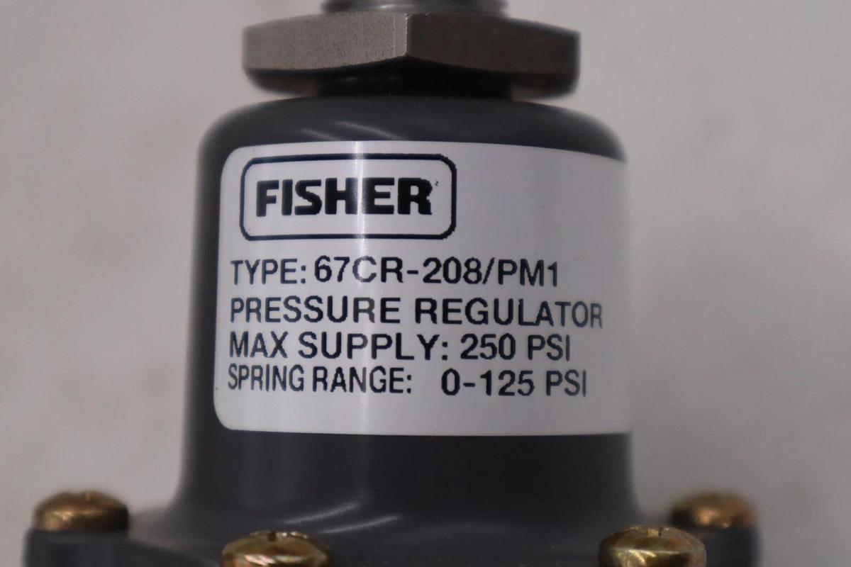 Used FISHER CONTROLS 67CR-208/PM1 Pressure Regulator - NEW IN BOX - STOCK GF497A
