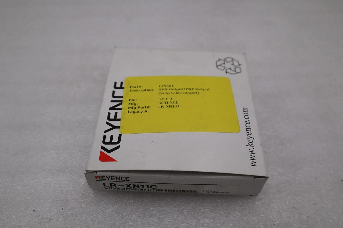 Used NEW OPEN BOX KEYENCE LR-XN11C Laser Sensor Amplifier STOCK K-4004CC