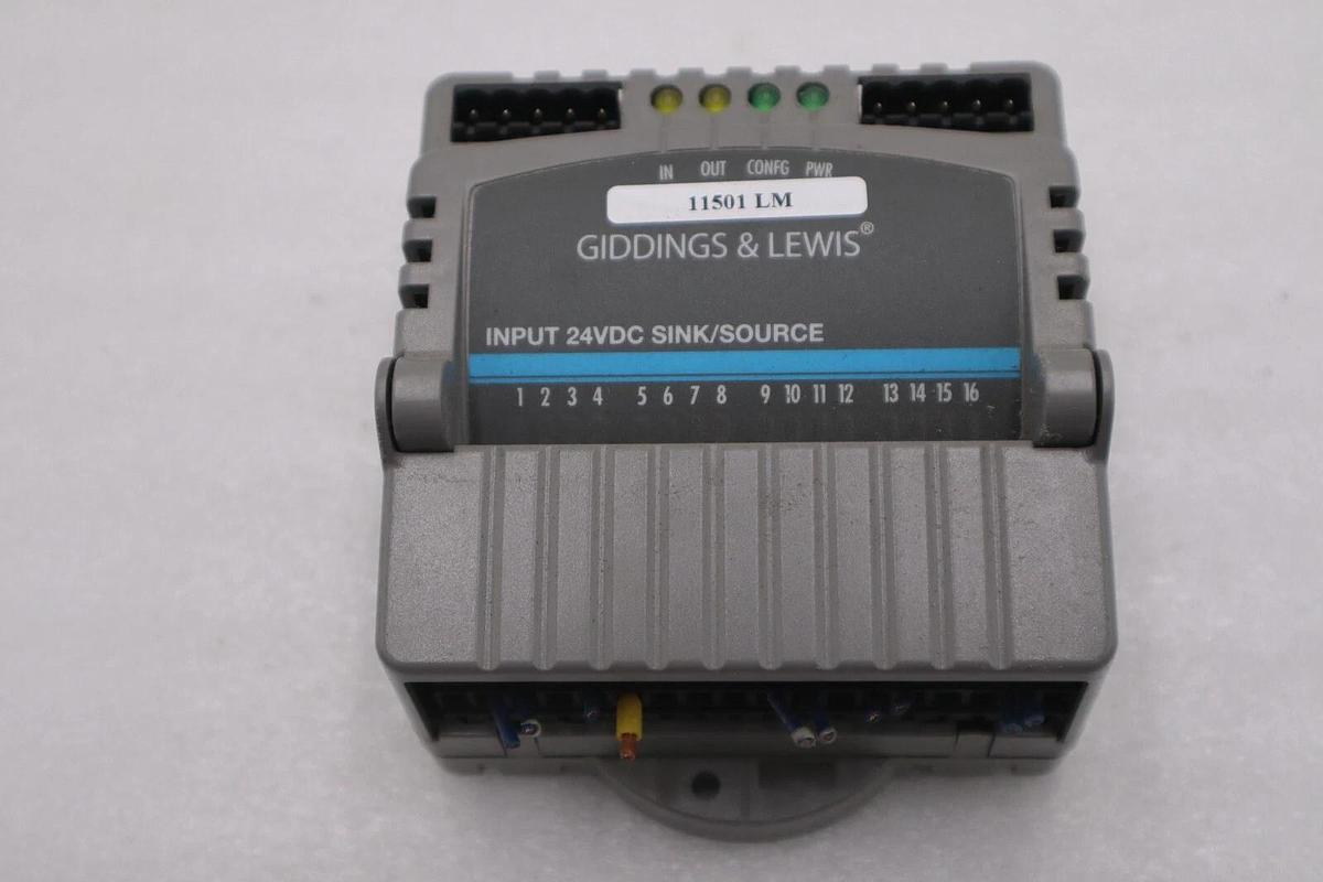 Used GIDDINGS & LEWIS M.1300.7372 R1 Input Module 24VDC SINK/SOURCE STOCK 640-D