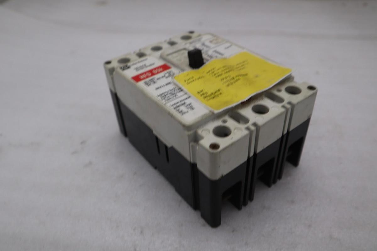 Used CUTLER HAMMER EATON HFD3100 100A 3 Pole 65k Circuit Breaker STK CC226