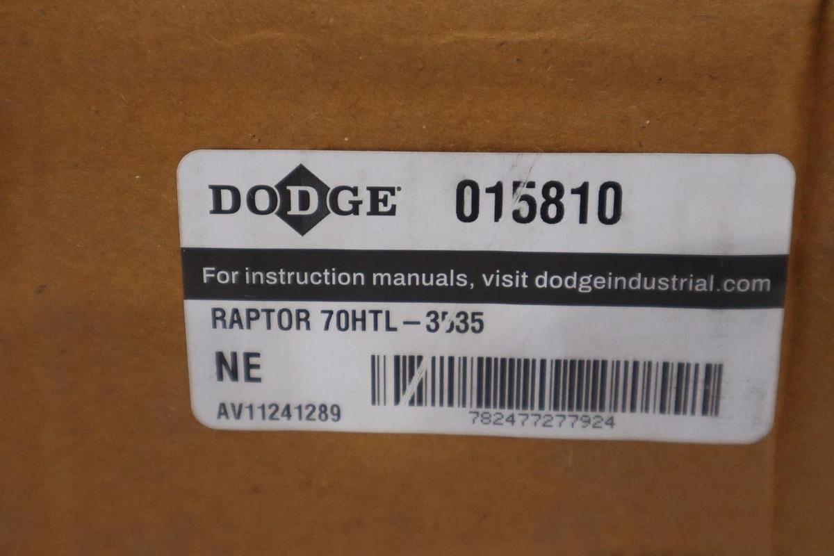 Used DODGE 015810 RAPTOR 70HTL-3535 - NEW UNIT - STOCK GF420A