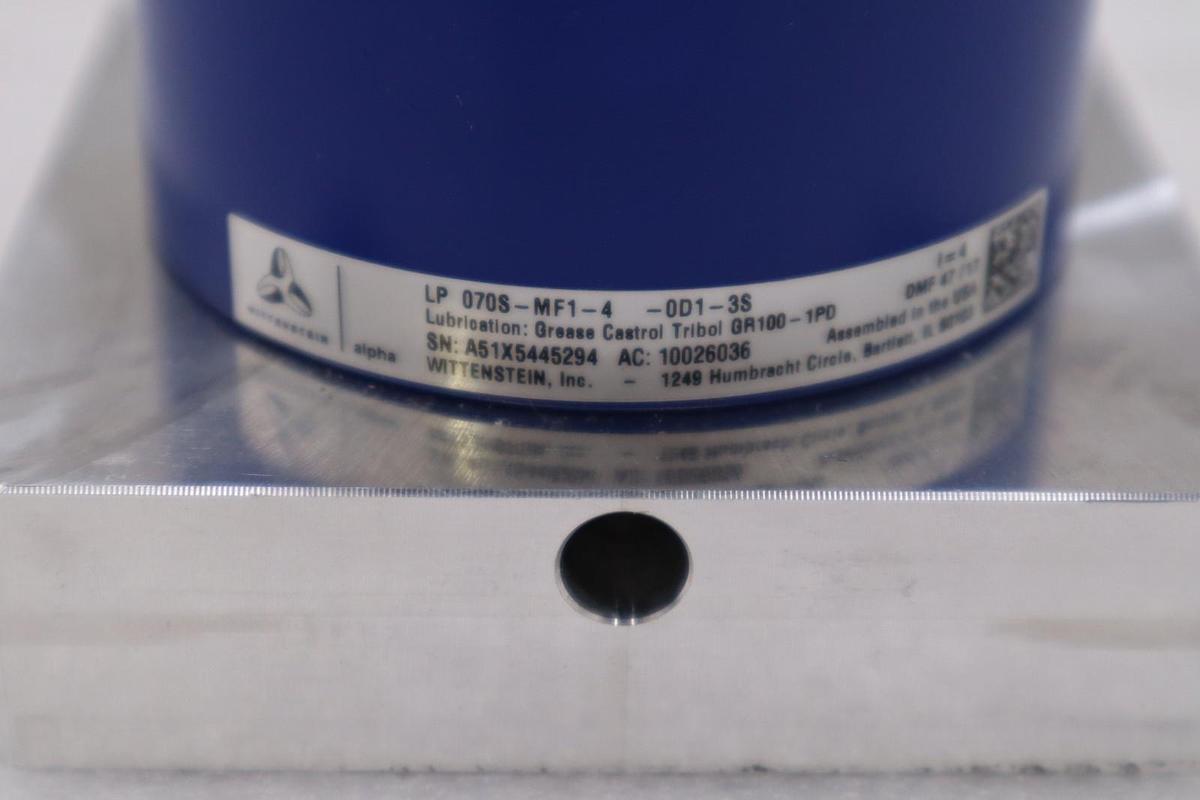 Used NEW Wittenstein LP 070S-MF1-4-0D1-3S/ LP070S-MF1-4-0D1-3S Gear Reducer STK H1264