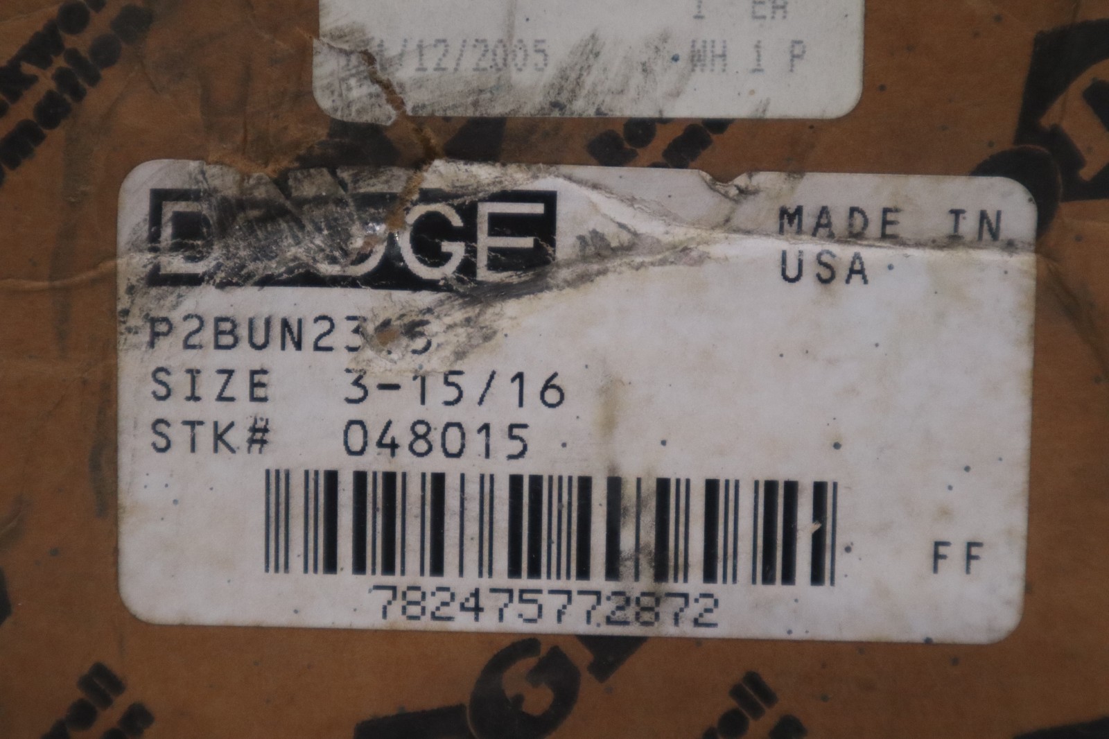 Dodge Bearing 048015 P2BUN2315UNIII SPHERICAL ROLLER BEARING - STOCK GF597