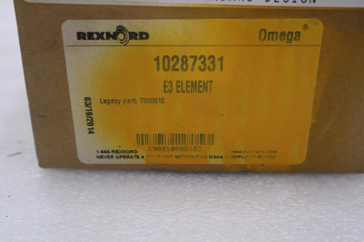 Used Rexnord Omega E3 Element 10287331 - NEW IN BOX - STOCK GF433A