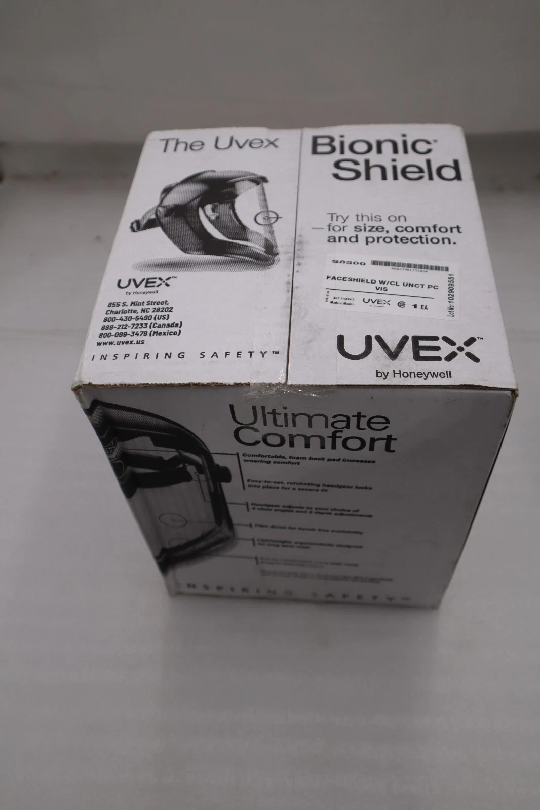 Used LOT OF 4 - High Performance S8500 Faceshield W/CL UNCT PC VIS - STOCK SGF96