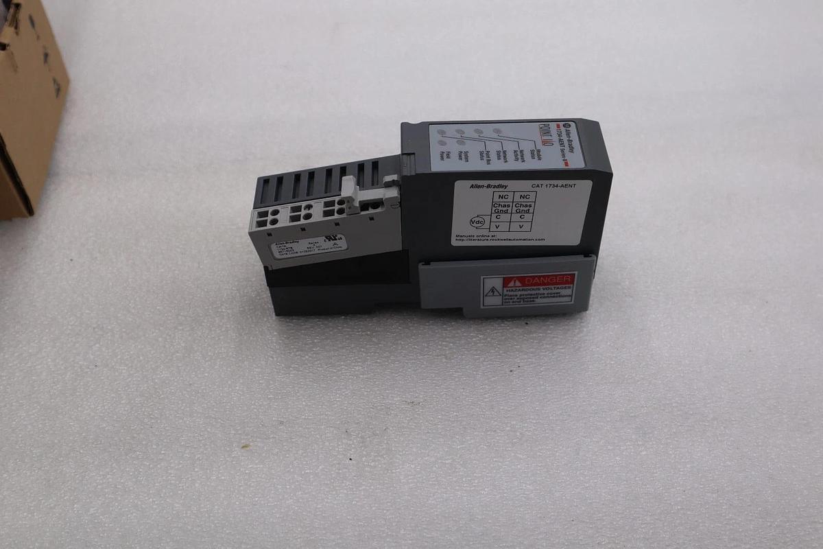 ALLEN BRADLEY 1734-AENT POINT I/O ETHERNET NETWORK ADAPTOR SER C STOCK #L-577