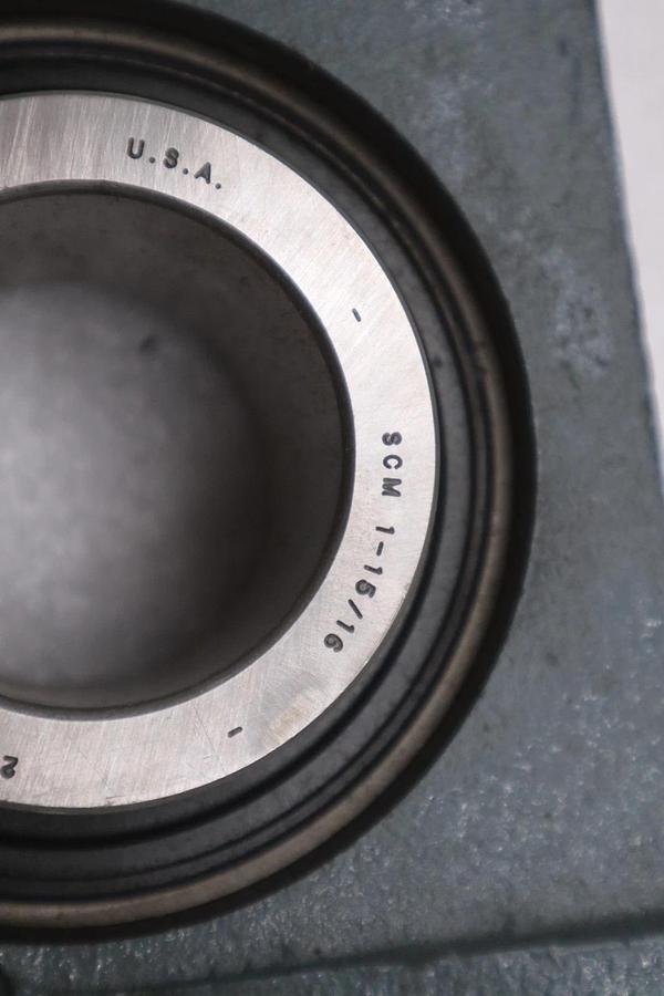 NEW OPEN BOX DODGE 126814 P2B-SCM-115 1 15/16" PILLOW BLOCK BEARING STK CC117