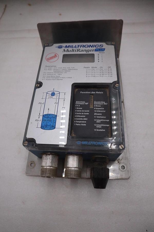 Used Siemens Milltronics 7ML10203EA04 Multiranger Plus Level Monitor Relay Box GF1075