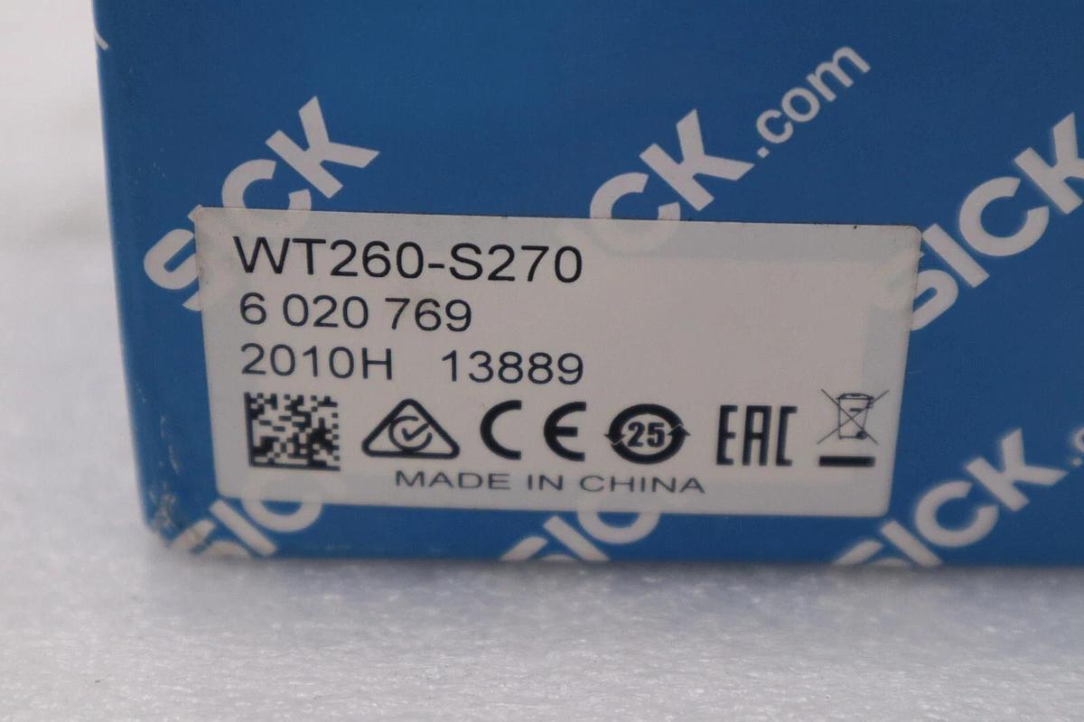 Used NEW In Box Sick WT260-S270 Photoelectric Sensor Switch 6020769 STOCK H633A