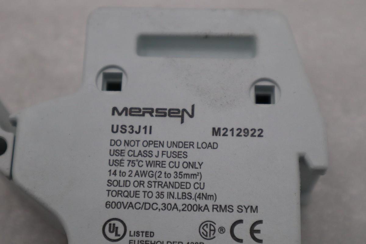Used LOT OF 2 --NEW OPEN BOX Ferraz Shawmut Mersen US3J1I Fuse Holder STK K2084CC