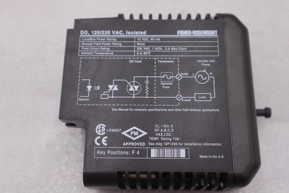 NEW OPEN BOX DELTAV KJ3001X1-BH1 120/230VAC NSNP STOCK 3279