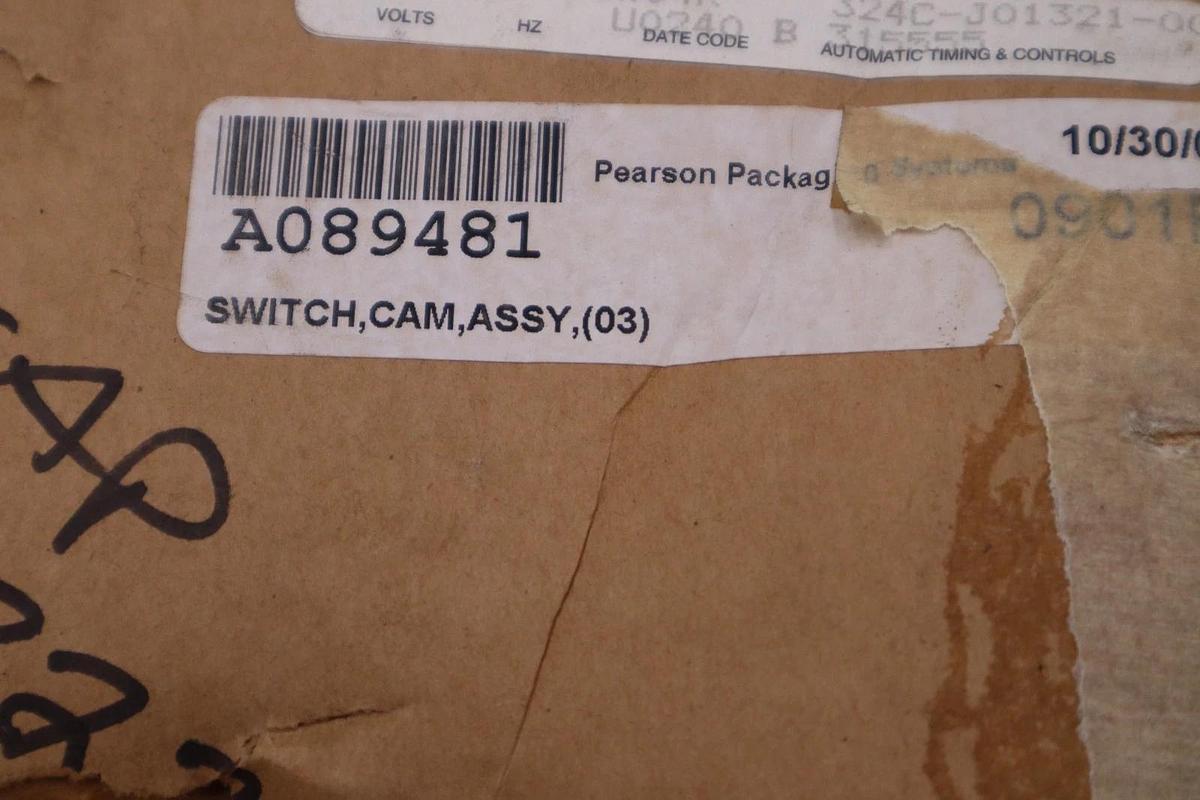 Used NEW AUTOMATIC TIMING & CONTROLS 324C03000F3X04K SWITCH CAM ASSY STK H1046