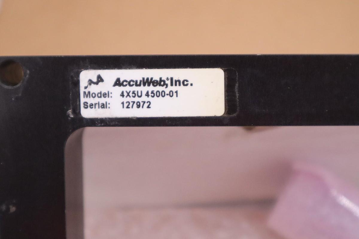 Used AccuWeb 4X5U 4500-01 Point Source web guide edge sensor STK 3584A